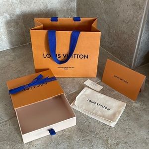 Louis Vuitton Small Gift Bag, Wallet Box, Wallet Dust Bag